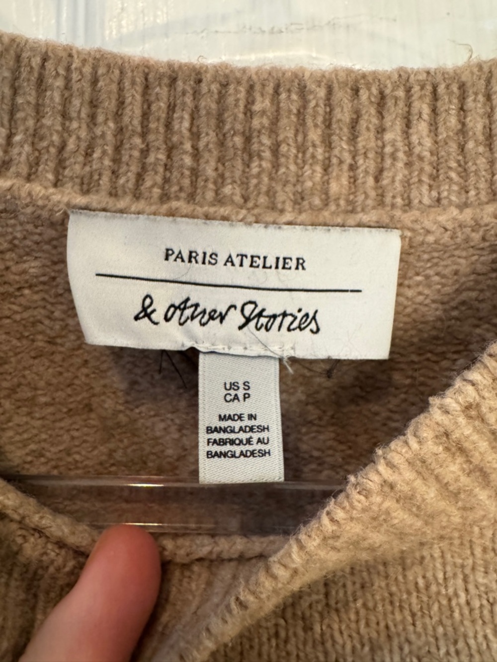 & Other Stories Crew Sweater - Picture 4 of 4
